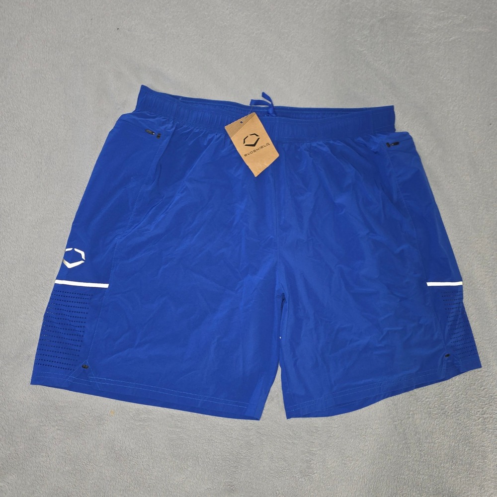 Evoshield Evo Game Changing 2 in 1 Shorts Blue Mens 2XL NWT